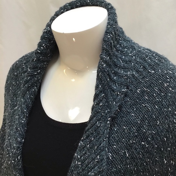 🆕NEW! Metallic Cocoon 2-Way Open Cardigan Sweater - Picture 6 of 16